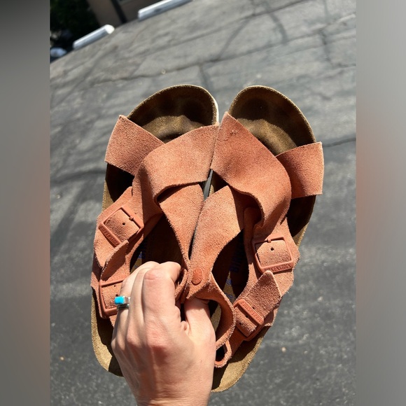 Like new, suede Birkenstock Tulumn - Picture 2 of 4